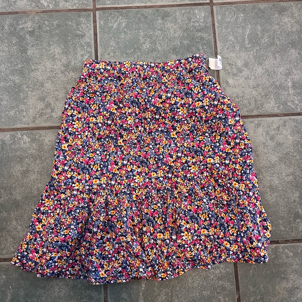 Old Navy Multicolor Floral Skirt